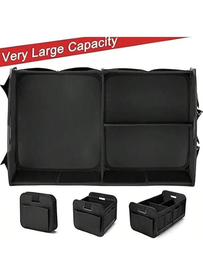 Black Large Capacity Multifunctional Storage Box For Tools Sports Gear Travel - Image 3